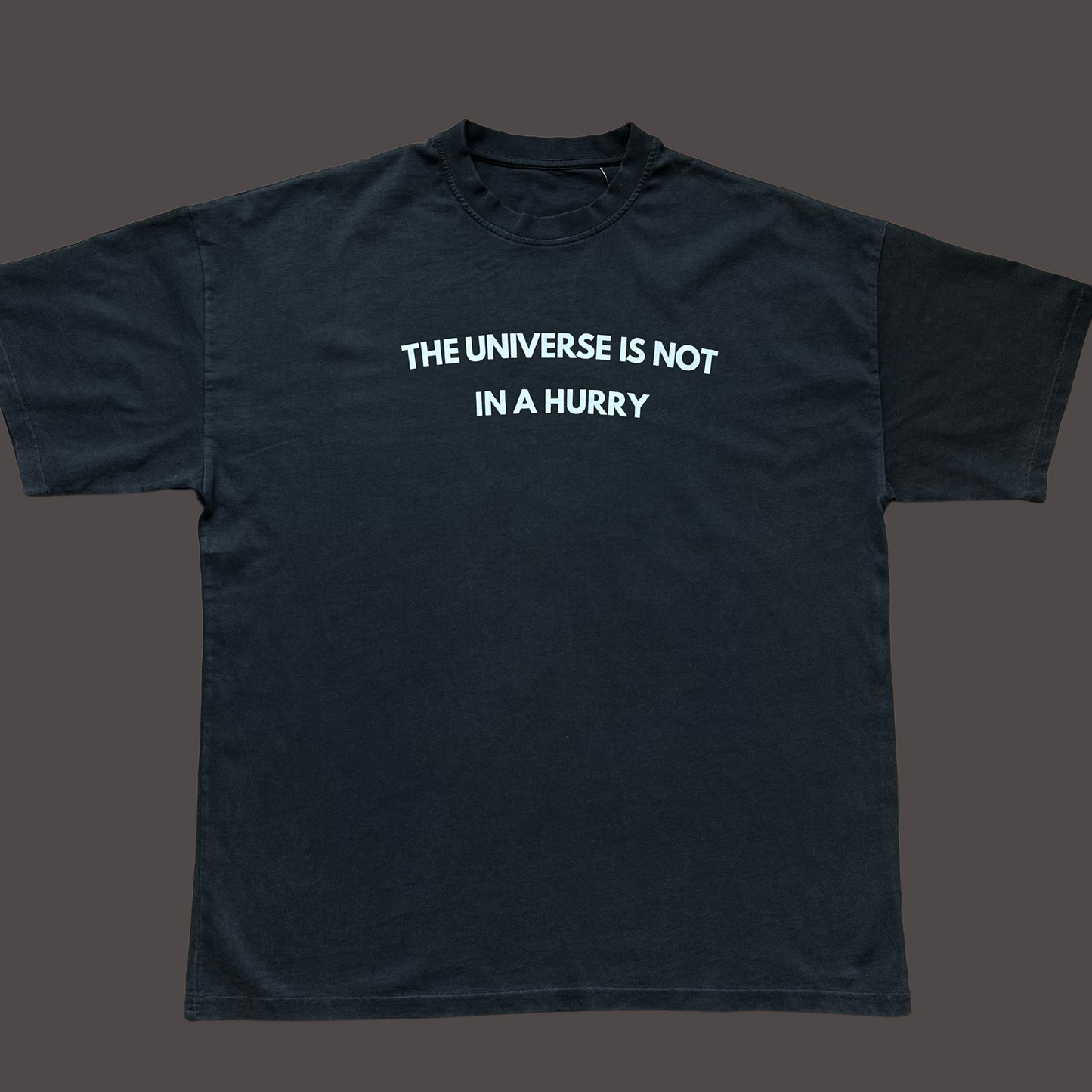 THE UNIVERSE IS NOT IN A HURRY TEE