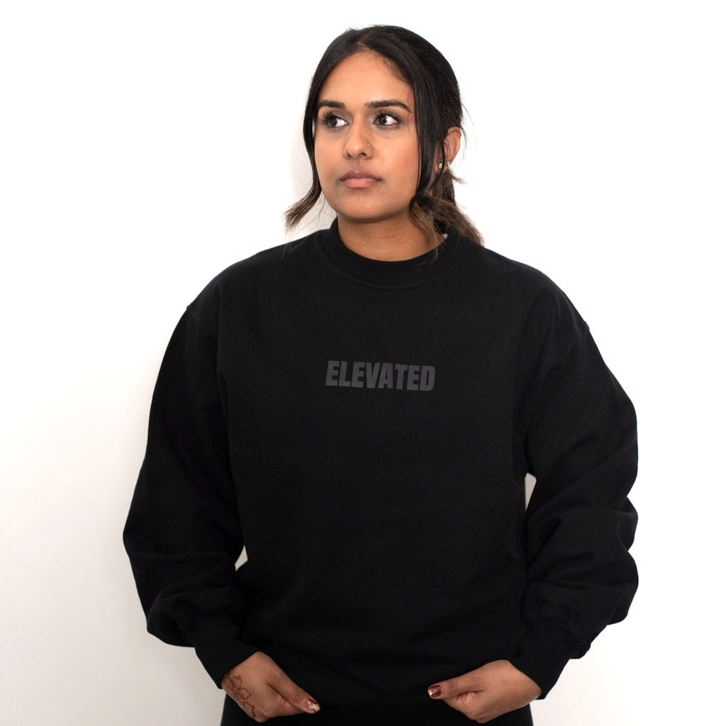 ELEVATED CREWNECK | BLACK