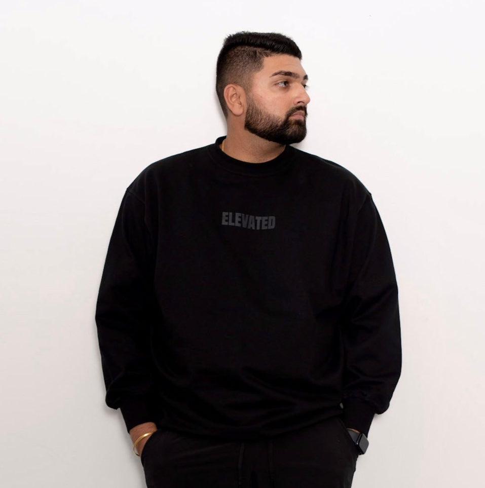 ELEVATED CREWNECK | BLACK